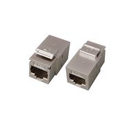 Mach Power NW-KS5P-SL Accoppiatori Keystone RJ45 STP Passanti F/F Cat 5E, Argento