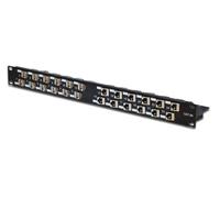 MACH POWER PANNELLO PATCH 24 PORTE MODULARE VUOTO PER RACK 19" BLACK (AR-PP24M)