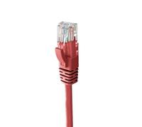 "Mach Power Patch Cord Ethernet CAT6 UTP Rame 24AWG, LSZH, 3 Metri, Cavo di Rete RJ45 Gigabit, Bassa Emissione Fumi, Rosso (CV-PU6L-053-R)"