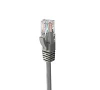 "Mach Power Patch Cord UTP CAT5e CCA 20 Metri, Cavo di Rete Ethernet con Connettori RJ45, Grigio, per Switch, PC, Router, Modem (CV-PU5CCP-200-GR)"