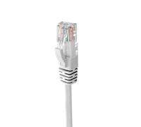 Mach Power Patch Cord UTP CAT6 5 Metri, Cavo Ethernet Rete 24AWG LSZH, Connettori RJ45 Placcati Oro, Alta Velocità 1Gbps, Cavo LAN Bianco per Router, Switch e PC (BIANCO, 5 METRI)