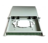 Mach Power Patch Panel Estraibile per Fibra Ottica 1U Rack 19" 430x285 mm, fino a 48 Nuclei, Compatibile SC/LC/FC/ST (LE-FPP-DR1U)