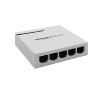 Mach Power Switch Gigabit Ethernet Unmanaged per Rete Domestica e Aziendale - CONFEZIONE: 1 pz., Numero Posti: 5 Porte