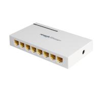 Mach Power Switch Gigabit Ethernet Unmanaged per Rete Domestica e Aziendale - CONFEZIONE: 1 pz., Numero Posti: 8 Porte
