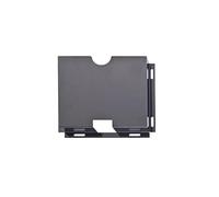 Mach Power Tasca Porta-Documenti in Metallo per Armadi Rack 19” - Organizzazione Manuali, Schemi e Documenti Tecnici - Montaggio Interno, Colore Nero (AR-DF04B)