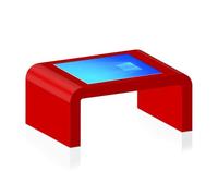 Mach Power Tavolo Interattivo Touch 43" per Bambini, Multitouch, Altezza 55cm (EB-TT43K-) (Rosso)