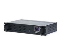Mach Power Gruppo di continuità per PC line interactive - (UPS-LIR60D) da rack in metallo 600VA/360W 1 batteria 12V/7Ah 3 uscite IEC, USB e RJ11