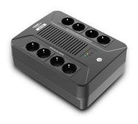 Mach Power UPS Line Interactive 850VA/510W - 8 Prese Schuko, Batteria 12V 8Ah, Protezione Sovratensioni, Porta USB e TEL/MODEM, Software UPSmart incluso (UPS-LIT85PLUG)