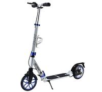 Mach1 Kickscooter Monopattino per Bambini Scooter Roller Cruiser Kick Jump Cityroller con Freno a Disco - Blu/Bianco