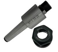 MachEl Precision MT3 Revolving Live Center con supporto per pinza ER-20 - Strumento premium per la lavorazione del tornio metallico