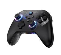 Machenike G3V2 Controller per PC/Switch/iOS/Android - Joystick ad effetto Hall, Illuminazione RGB, Pulsanti rimappabili, Batteria da 1000mAh - Latenza ultra-bassa & Polling di 1000Hz Respuesta, Nero