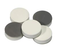 Macherey & Nagel ML-1800 - Set di 50 sport di iniezione in silicone/PTFE GC, N 12, diametro 10 mm, spessore del setto 3 mm, colore: Bianco
