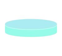 Macherey & Nagel ML-1848 - Set di 100 silicone PTFE Septa, N 20, blu trasparente/incolore, spessore del setto 3 mm