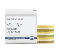 Macherey & Nagel ML-6209 Duotest pH - Carta per test con due zone indicatori, pH 5.0 - 8.0, confezione di ricarica, 5 m di lunghezza x 10 mm di larghezza, 3 pezzi