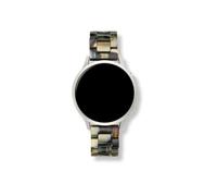 MACHETE Cinturino di ricambio da 18 mm compatibile con Garmin - Resina acetata per Garmin Vivoactive 4S, Vivomove 3S, Venu 2S - Cinturino sportivo a sgancio rapido per uomini e donne (corno di