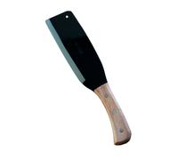 Machete con Lama Nera in Acciaio, Manico in legno, Lunghezza 36cm, Ideale per La