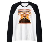 Machiavelli The Prince Bootleg Stile Anni '90 Maglia con Maniche Raglan