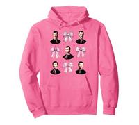 Machiavelli The Prince Girl Coquette Fiocco Rosa Felpa con Cappuccio