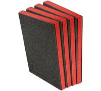 Machify 4 inserti in schiuma EPE da 2,5 cm di spessore, 45 x 30 cm in schiuma per cassetta degli attrezzi, inserti in schiuma antiurto per attrezzi, fogli di stoccaggio in polietilene personalizzabili