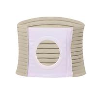 Machify Cintura per stomia XL, beige, 115 cm, supporto per vita, supporto per colostomia e ileostomia, cintura elastica traspirante per la cura addominale post-operatoria