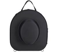 Machify Custodia da viaggio per cappello da cowboy, custodia rigida per il trasporto e la conservazione, a prova di schiacciamento, contenitore per cappelli da cowboy, 38,6 cm, 38,5 cm