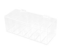 Machify Dispenser a pois in acrilico, 7 scomparti, organizer per etichette alimentari trasparenti per giorni della settimana, montabile a parete per cucina ristorante
