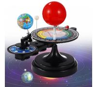 Machify Kit modello del sistema solare, modello educativo per l'insegnamento del planetario con luce, modello orbitale sole, terra, luna, kit di esperimenti scientifici, regalo astronomico per