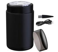 Machify Mini rasoio elettrico ricaricabile USB per uomo, rasoio portatile da viaggio, rasatura bagnata e asciutta, ricarica rapida 1 ora, utilizzo 60 minuti, impermeabile, cavo di ricarica e spazzola