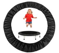 Machify Protezione nera rotonda del bordo del trampolino, copertura della molla della sostituzione con il panno impermeabile di Oxford 600D per i piccoli trampolini