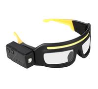 Machify Smart - Occhiali di sicurezza a LED, 5 modalità, 350-500 lm, ricaricabili, impermeabili IPX4, luce induttiva per pesca notturna, riparazione, campeggio