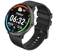 Machify Smart Watch per i più piccoli, schermo rotondo HD AMOLED, S61 Wireless Call Sports Band, display da 3,63 cm 466 x 466, impermeabile IP68, modalità multi-sport, nero, per piccole menti