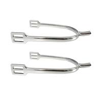 Machify Speroni da equitazione da 9,4 cm, 2 pezzi in metallo per stivali da cowboy, speroni testa liscia per equitazione occidentale