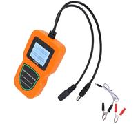 Machify Tester per pannello solare, 500 W, multimetro fotovoltaico LCD arancione con retroilluminazione, ampia gamma di 5W-500W, include clip di alimentazione, display corrente di tensione per analisi