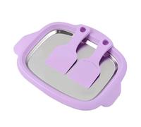 Machine À Glace Roulée | Acier Inoxydable Avec 2 Grattoirs | Machine À Glace Facile À Préparer | Pour Et Adultes Fait Maison Crème Glacée Sorbet Dessert Yaourt Maison Cuisine