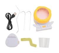 Machine à perles électrique, tourneur automatique de perles pour perles plates, outil de enfilage de perles alimenté par USB avec support d’aiguille et bol à perles, pour bijoux (Gialla)