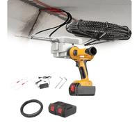 Machine automatique de Cordage de câbles, Variable de 0 à 50 m/min, Force de Traction maximale de 600 N, extracteur de câble électrique pour Le traçage électrique,25000mah+1pack,15m