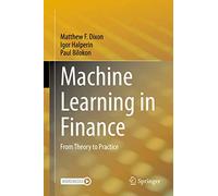 Igor Halperin Matthew F. Dixon Paul Bi Machine Learning in Fi (Copertina rigida)