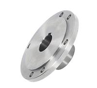 Machine Tool Flange , Chuck Flange 6 Mounting Holes Easy to Install Glossy Finish 125mm with Storage Box for K11 125 K12 125 K72 125(30mm/1 . 18in)
