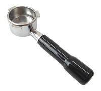 Machines - Portafiltro senza fondo da 5,4 cm, manico in acciaio inox, per estrazione di precisione, regolazione crema ideale e tecnica