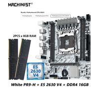 MACHINIST Bianco X99 PR9-H Scheda madre combo Intel Xeon E5 2630 V4 LGA 2011-3 CPU DDR4 16GB RAM NVME m.2 Set kit opzionale