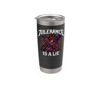 Machinist CNC Operator Tolerance Is A Lie Bicchiere termico in acciaio inox doppia parete