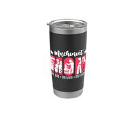 Machinist Mom The Idol Il mito L'operatore CNC Machinist Bicchiere termico in acciaio inox doppia parete