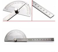Machinist Righello 0-100mm Vite di bloccaggio in acciaio inossidabile | Scala chiara incisa al laser, numeri ad alto contrasto, garantisce una lettura accurata in condizioni di scarsa illuminazione