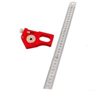 Machinist Square Tool 300mm per Metalworkers(C) | Righello in acciaio per combinazione, scribing, scale trasparenti, lunghezza 300 mm, essenziale per officina