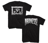 Macho Man Madness Barre Nero Solido Adulto T-Shirt