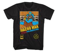 Macho Man - Pro Wrestling - Maglietta A Maniche Corte - Adulto
