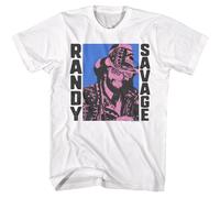 Macho Man - Randy Savage - American Classici - Bianco Adulto Manica Corta T