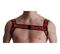 Macho - pettorina doppia rosso