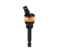 MACHOMAN Adattatore Bussola 1/4 Cr-Mo, Snodo 360° per Cricchetto
