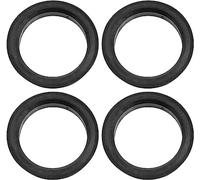 MACHSWON 4 anelli centrali per mozzo auto, in plastica, colore nero, da 73,1 a 66,6 mm